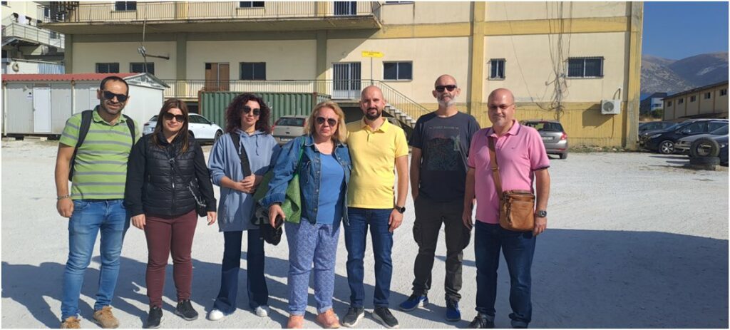 Επίσκεψη στη δομή φιλοξενίας προσφύγων